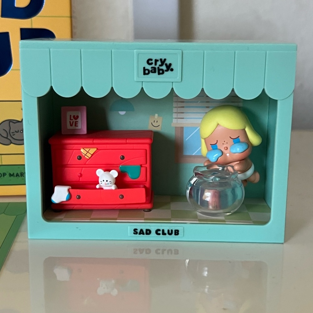 Pop Mart Crybaby Scene Set Teardrop Bowl